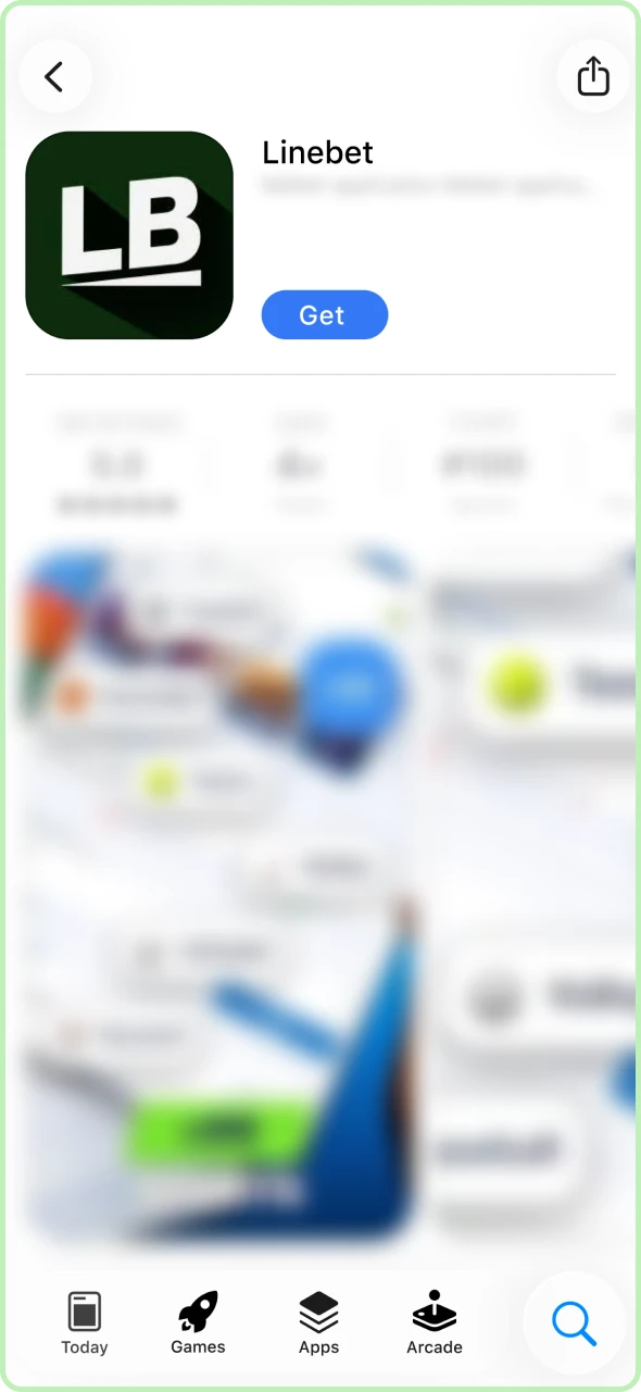 Redirection to the official Apple marketplace for the app.