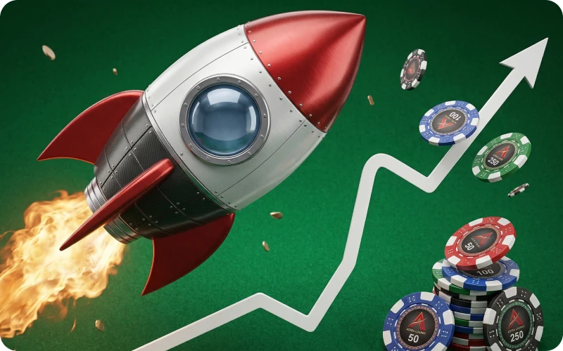 Fast-paced multiplayer games based on increasing payout multipliers.
