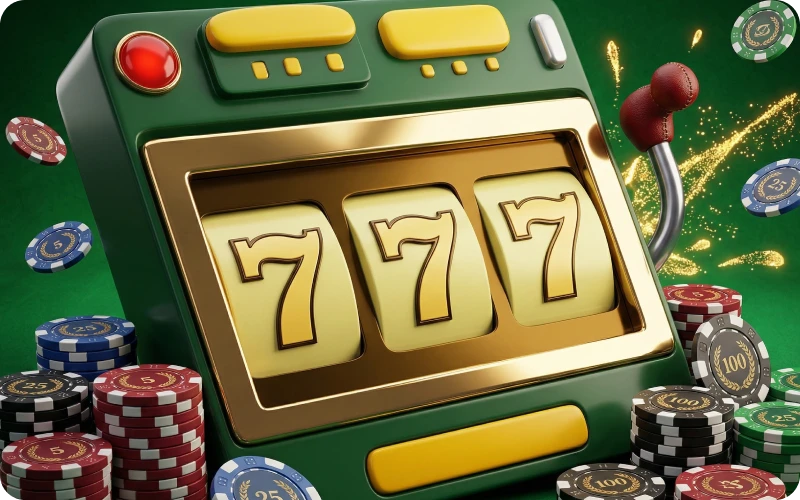 Diverse collection of themed video slot machines with unique reels.