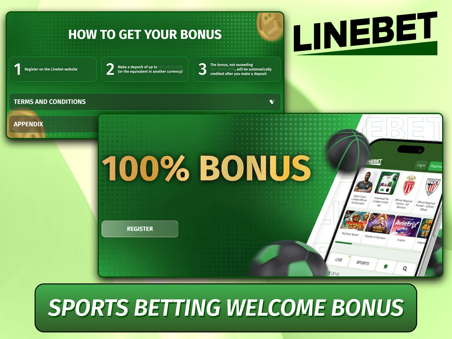 Initial deposit match offer for sports betting fans in Nigeria.